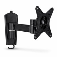 DMP Full Motion TV Wall Mount LCD2101 Braket Monitor Putar Miring Ekstensi VESA 200 X 200 mm Hitam