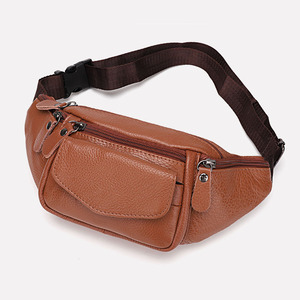 กระเป๋าคาดเอวหนังแท้ Funny Pack, กระเป๋าคาดเอวหนังวีแกนสำหรับผู้ชาย - Product Image 1