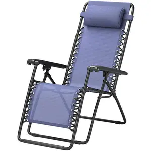 Flag purple-Silla de camping plegable de gran tamaño, asiento de gran resistencia, espalda alta, relajante, 150kg, acolchado personalizado