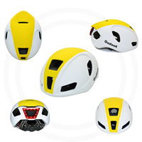Fournisseur Nouveau style Casque de vélo à double coque pour homme et femme avec feu arrière LED