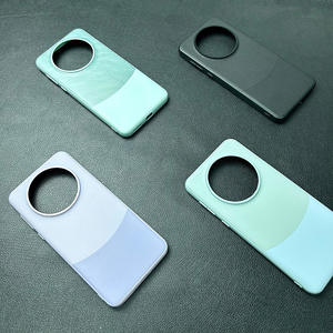 Vente en gros pour Huawei Mate60 Pro étui de téléphone portable anti-chute tout compris housse de protection en cuir uni poignée de téléphone - Product Image 2