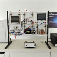 Sistema Modular Básico de Entrenamiento en Refrigeración, Plataforma de Laboratorio de Termodinámica Científica Metálica, Equipo de Refrigeración Profesional para Escuelas