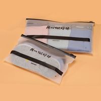 Sacs d'emballage en plastique pour vêtements avec logo personnalisé Pack zip-lock Eco Friendly Transparent Mat Givré PE Tshirt UnderwearPlastic Bag Pouch