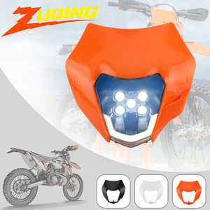 Para <span class=keywords><strong>KTM</strong></span> EXC SX <span class=keywords><strong>Duke</strong></span> <span class=keywords><strong>125</strong></span> 250 300 piezas de motocicleta LED Enduro faro placa carenado para Motocross <span class=keywords><strong>Super</strong></span> Moto Dirt Lighting - Product Image 2