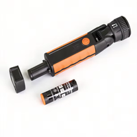 Lampe de poche pliable à double faisceau 900LM, tête rotative à 180 degrés, base magnétique, affichage du niveau de la batterie, batterie remplaçable, IP54, zoom