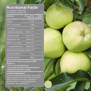 <span class=keywords><strong>Compresse</strong></span> Effervescenti Probiotiche Bestseller di Amazon, 18 Miliardi di CFU, 6 Ceppi Unici, Integratore per la Salute Intestinale con Prebiotici - Product Image 6