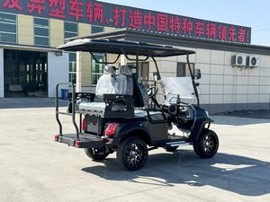 Chariot de golf électrique mobile pour la vente de nourriture et de boissons, avec compartiment de rangement, 4 roues, léger, facile à déplacer, usage commercial, CE - Product Image 3