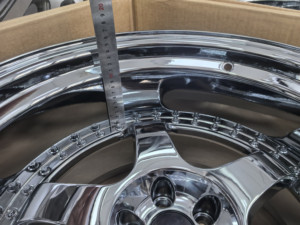 <span class=keywords><strong>Deep</strong></span> Dish 17 18 Zoll Chrom-Rennradfelge S1 Offset-20 2-teilige geschmiedete Felge für Subaru BRZ, Toyota Tacoma, Civic, Crown, GR86, BRZ, GT86 - Product Image 3