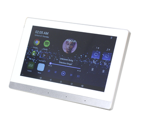 Amplificador de pared de casa inteligente de 7 pulgadas multiprotocolo Bluetooth de 8 canales equipado con WIFI, basado en Android, Puerto RJ 45 y OTG 2.0USB - Product Image 1