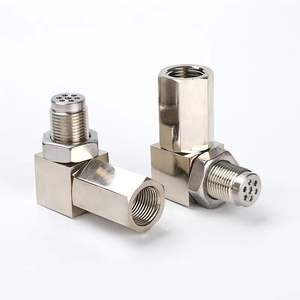 Mini sensor de oxígeno Universal 90 grados de acero inoxidable catalizador metálico escape coche Mini convertidor catalítico - Product Image 1