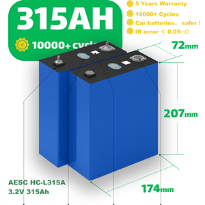 10000 + chu kỳ aesc315ah Prismatic năng lượng mặt trời Lithium Ion năng lượng lưu trữ pin 3.2V LiFePO4 315ah Pin sản xuất trong January 2025 - Product Image 3
