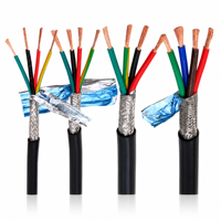 Cable de Control Blindado RVVP de 2/3/4/5/6/8/10/30 Núcleos, 0.2, 0.3, 0.5 mm², Cable de Cobre Puro con Aislamiento de PVC, 16A, 0.6kV