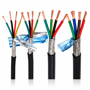 Cable <span class=keywords><strong>de</strong></span> Control Blindado RVVP <span class=keywords><strong>de</strong></span> 2/3/<span class=keywords><strong>4</strong></span>/5/6/8/10/30 Núcleos, 0.2, 0.3, 0.5 mm², Cable <span class=keywords><strong>de</strong></span> Cobre Puro con Aislamiento <span class=keywords><strong>de</strong></span> PVC, 16A, 0.6kV - Product Image 1