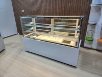 Équipement de réfrigération, vitrine réfrigérée à porte vitrée pour gâteaux, armoire de présentation pour pâtisserie, vitrine de boulangerie