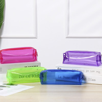 Trousse de maquillage en plastique PVC de haute qualité pochette de rangement transparente personnalisée sac cosmétique avec fermeture éclair pour le voyage