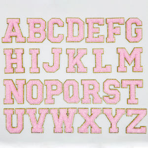 Parche de chenilla grande para la hermandad de chicas <span class=keywords><strong>bonitas</strong></span>, parches griegos de hermandad rosa y verde, regalos de hermandad, legado - Product Image 1