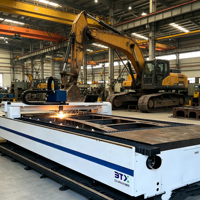 1530 Tischgröße 3KW CNC-Faserlaserschneider mit Wasserkühlung Neue Metallblech-, Holz-, Sperrholz- und Steinschneidemaschine