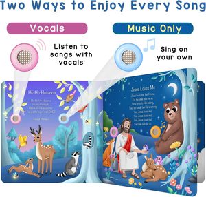 Chansons de louange chrétiennes OEM <span class=keywords><strong>pour</strong></span> <span class=keywords><strong>les</strong></span> tout-petits, livres musicaux <span class=keywords><strong>pour</strong></span> <span class=keywords><strong>les</strong></span> tout-petits, livre musical à boutons, jouets musicaux <span class=keywords><strong>pour</strong></span> <span class=keywords><strong>les</strong></span> tout-petits - Product Image 2