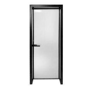 Porte coulissante intérieure en aluminium et verre, design moderne, très étroite, étanche, ouverture latérale, classe <span class=keywords><strong>de</strong></span> résistance au <span class=keywords><strong>feu</strong></span> - Product Image 5