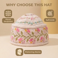 Gorro de Punto Grueso y Cálido de Algodón Ecológico, Transpirable y Absorbente de Sudor, para Bebés, Niños y Niñas, Ideal para Viajes y Playa