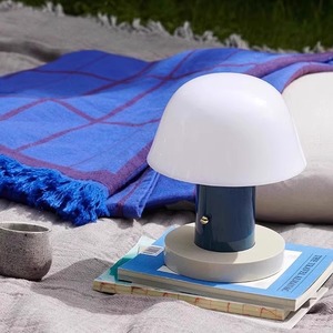Mushroom Table Lamp Led Touch Control Cordless Battery Powered <b>Night</b> <b>Light</b> For Bedroom Living Room Study - Product Image 2