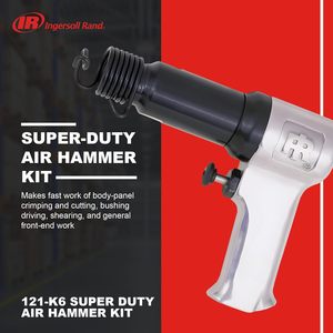 Kit de martillo neumático Ingersoll Rand 121-K6 con juego de 6 cinceles y estuche de almacenamiento, gatillo táctil para máxima eficiencia - Product Image 2