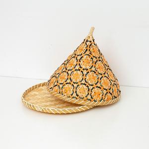 Dôme alimentaire en bambou, outil spécialisé pour le séchage des fruits et légumes, panier de service tissé, tente alimentaire - Product Image 1