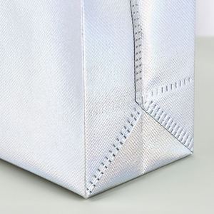 Sac en non-tissé argenté de haute qualité - Product Image 3