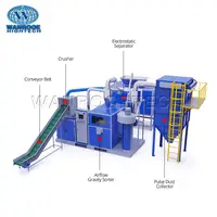 Waste Scrap Copper Wire Cable Recycling Granulator Machinery