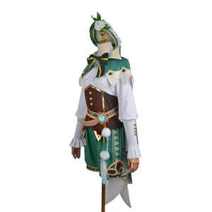 Genshin-Disfraz de Genshin Impact Venti para mujer adulta, traje de fiesta con peluca, Halloween o carnaval - Product Image 2