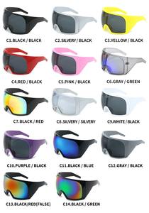 2024 logo personalizzato oversize futuristico Y2k scudo <span class=keywords><strong>occhiali</strong></span> <span class=keywords><strong>da</strong></span> <span class=keywords><strong>sole</strong></span> per gli uomini avvolgono ciclismo Hip hop retrò maschera di un pezzo <span class=keywords><strong>occhiali</strong></span> <span class=keywords><strong>da</strong></span> <span class=keywords><strong>sole</strong></span> - Product Image 6