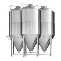 Réservoir de fermentation de vin d'équipement de brasserie 200L réservoir de fermenteur de bière conique à double enveloppe d'acier inoxydable
