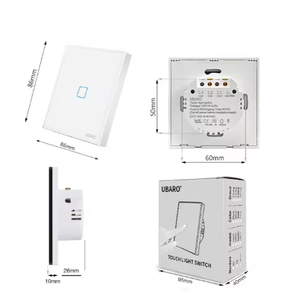 Sixwgh Hiện Đại 1/2/3 Gang AC 110-240V 600W Tổng Chống Cháy Tempered Glass Cảm Ứng Nhạy Cảm Chuyển Đổi Ánh Sáng Điều Khiển Từ Xa Công Tắc - Product Image 4