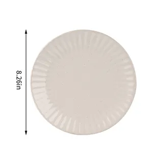 Customvintage plaka ve kaseler yemekleri fransız tarzı yemek setleri beyaz tabaklar özel Vintage porselen sofra takımı seramik yuvarlak