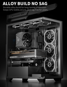 <span class=keywords><strong>Support</strong></span> de <span class=keywords><strong>carte</strong></span> <span class=keywords><strong>graphique</strong></span> réglable upHere, <span class=keywords><strong>support</strong></span> anti-affaissement robuste en alliage avec rail coulissant - Product Image 3