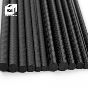 Barre in fibra di carbonio 3K 2mm 3mm 4mm <span class=keywords><strong>8mm</strong></span> 10mm 20mm diametro 30mm solide barre in carbonio opaco lucido - Product Image 2