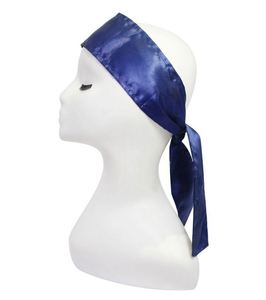 Bandeau en satin doux personnalisé avec logo, largeur 2,4 pouces, pour le sport, le tennis, ou comme cadeau - Product Image 4
