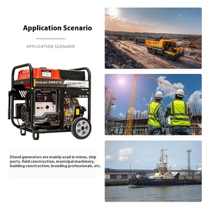 Máy phát điện diesel công suất cao 6.5kw đặt hộ gia đình thương mại sử dụng điện thoại di động khẩn cấp câm 220V/380V ATS điều khiển từ xa tần số 50Hz - Product Image 3