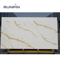 Solution de projet de plan de travail en surface solide en quartz technique Runpin Stone