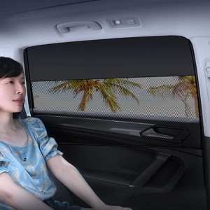Car Side Window Sunshade Mesh Magnetic Shade Curtain For Car Interior Heat Insulation Privacy Protection - Product Image 2