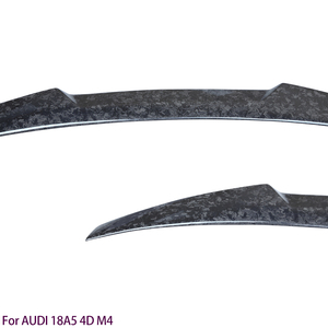 For A5 S5 RS5 B9 4Door Sportback M4 Style Forged Carbon Fiber Rear Spoiler Trunk Wing 2016-2025 - Product Image 3