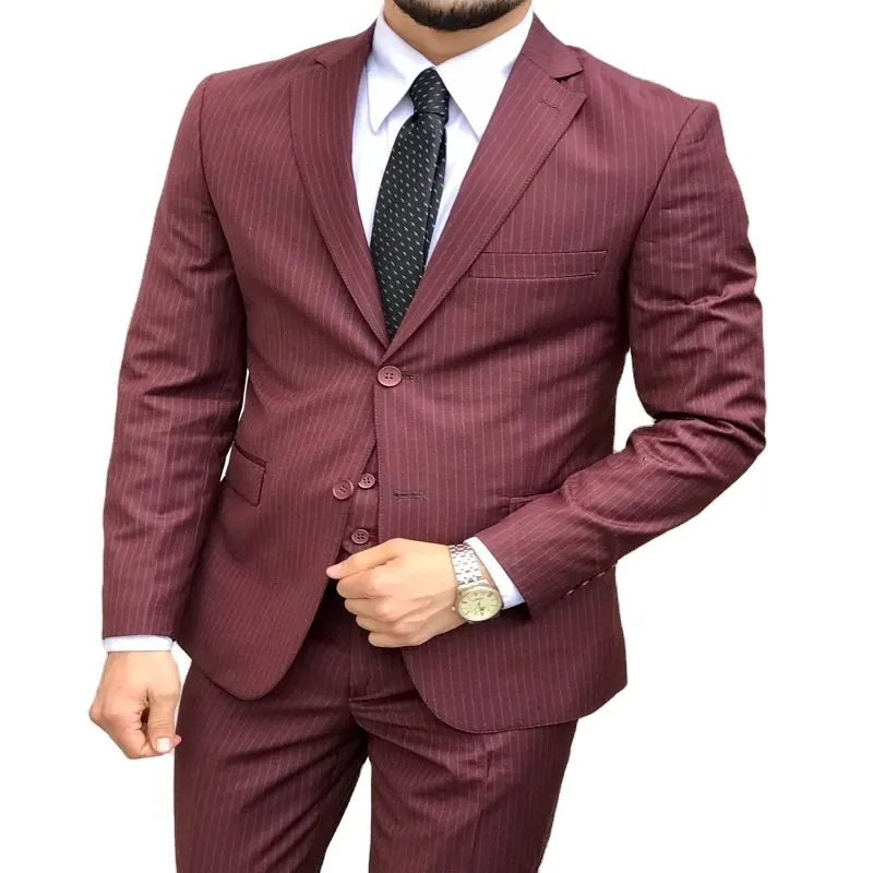 الرجال الأعمال فستان كاجوال واحدة الصدر الصيف الملابس التركية عالية الجودة الجمع بين دعوى ثلاثة قطعة بدلة أحدث