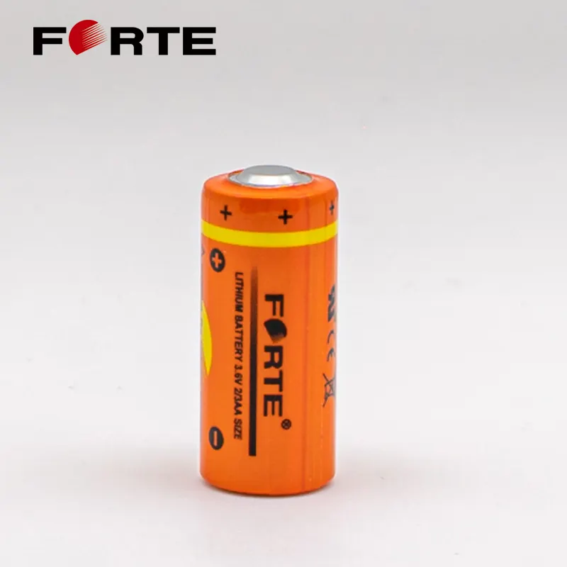 ER14335 3.6V 1650mAh 2/3AA 크기 Li-SOCl2 Thionyl 염화물 1 차 리튬 배터리 방수 2/3AA 크기 리튬 배터리