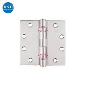 Bisagras de rodamiento antifricción de acero inoxidable de alta calidad para usar con controles de puerta