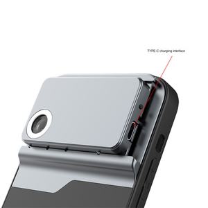Étui pour <span class=keywords><strong>iPhone</strong></span> 16/15/<span class=keywords><strong>14</strong></span> <span class=keywords><strong>Pro</strong></span> Max, style étui de téléphone portable avec microscope, objectif <span class=keywords><strong>macro</strong></span> à grossissement 400x - Product Image 4