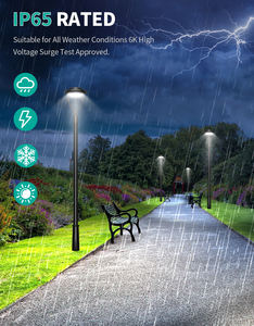 Lampadaire LED extérieur pour parking et jardin, 3W AC, 3 températures de couleur, IP65, en aluminium, 60W-150W, avec fonction crépuscule à l'aube - Product Image 3