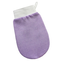 Paquet de logo personnalisé de marque Gant de bain Kessa Hammam Gant de bain exfoliant marocain