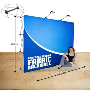 Expositor de Rejilla con Marco de Aluminio y Gráficos de PVC para Ferias Comerciales - Product Image 4