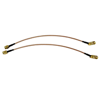 Câble coaxial RP SMA-J-RG316-RP SMA-JW RG316, assemblage direct usine, RP SMA mâle vers RP SMA mâle coudé