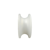 Roue à rouleaux en nylon POM de précision, guide à rainure U H V avec roulement à billes pour porte coulissante